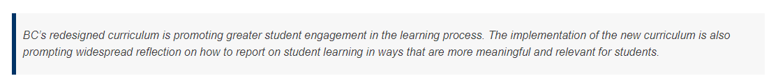 StudentReportingPolicyPilotBuildingStudentSuccess BCsNewCurriculum
